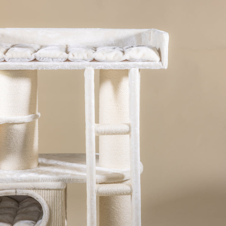 Krabpaal Siberian Cat Castle (Beige)