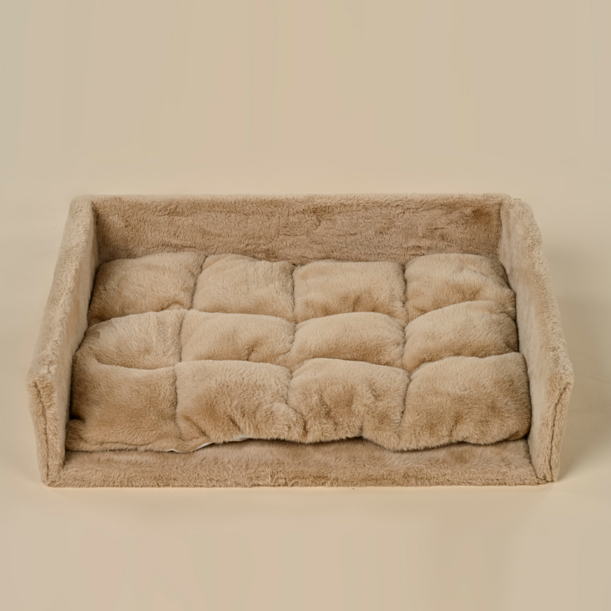 Cappuccino Teddy Lounge Ligplaats (incl. Kussen)