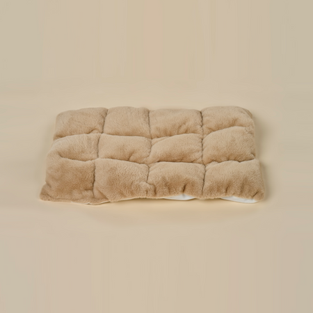 Cappuccino Teddy Kussen, voor de Lounge Ligplaats