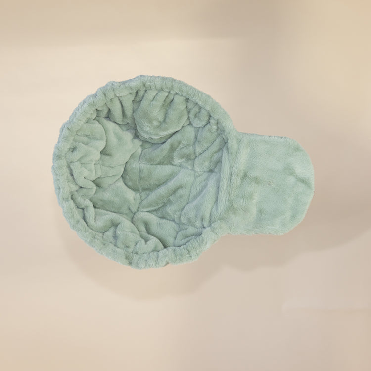 Grote, Pistache Teddy Hangmat de Luxe (voor 20cm palen)