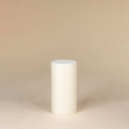 Sisalpaal 40cm x 20 cmØ - M10 - 5 schroefgaten (Crème)