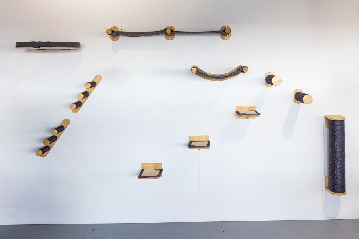 Everest Blackline Grijs | Kattenmuur Klim- en wandsysteem set van RHR Pets