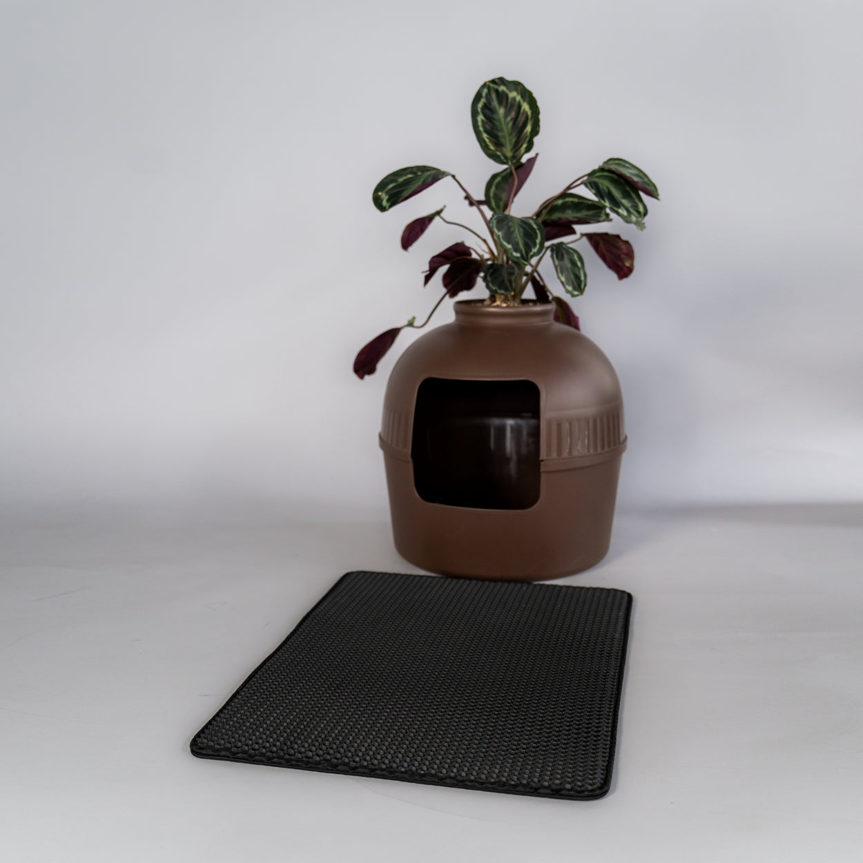 Kattenbakmat Dirty Paw 75x55cm (Zwart)