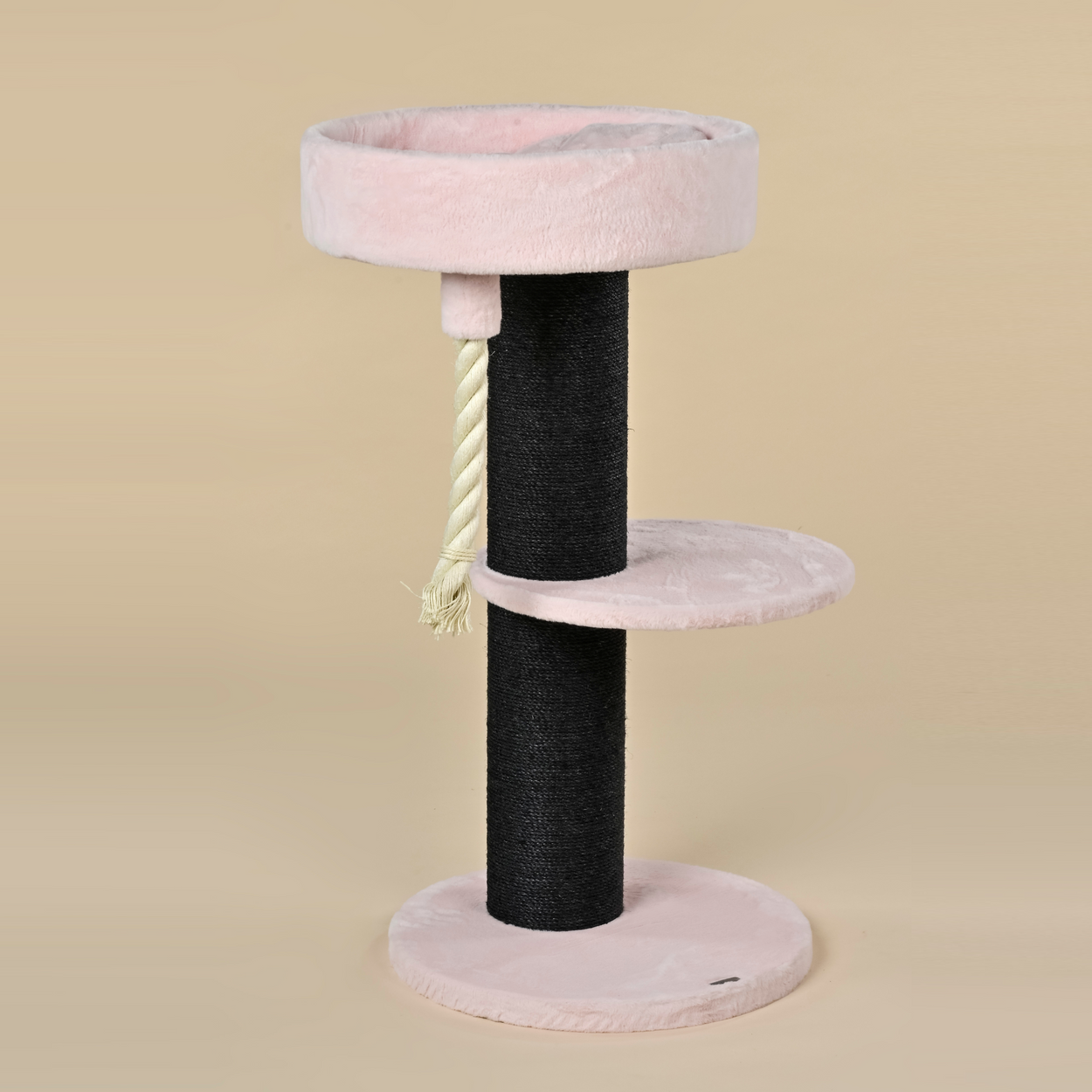 Krabpaal Maine Coon Lounge Sleeper Blackline (Pink Teddy)