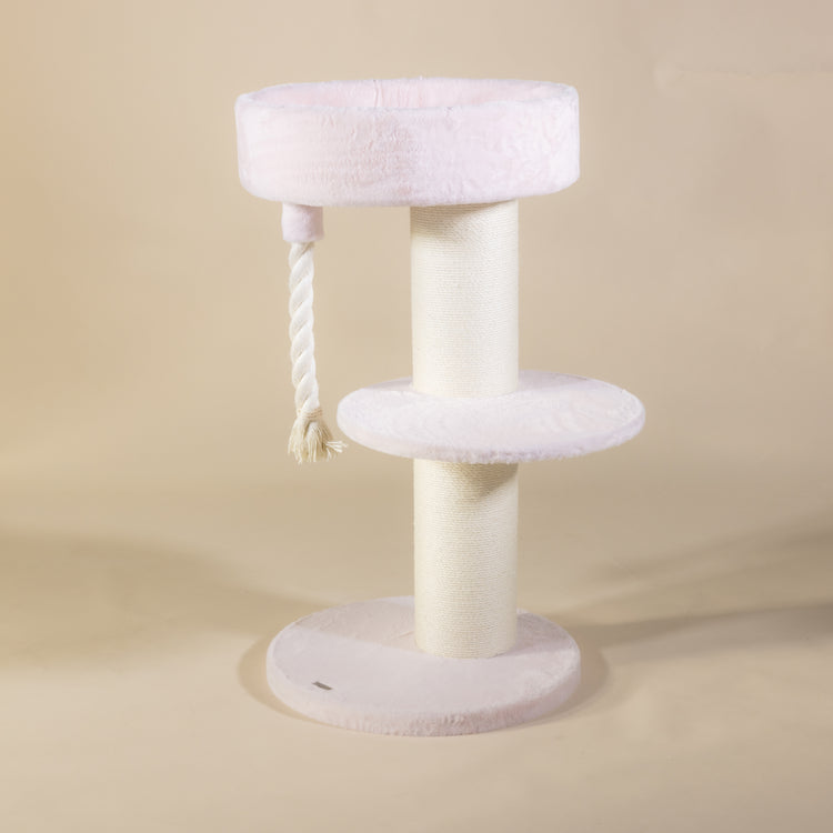 Maine Coon Lounge Sleeper scratching post (Pink Teddy)