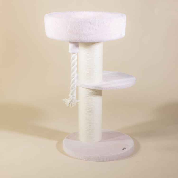 Maine Coon Lounge Sleeper scratching post (Pink Teddy)