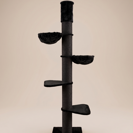 Krabpaal Maine Coon Tower Blackline (Black Teddy) 245-265 cm
