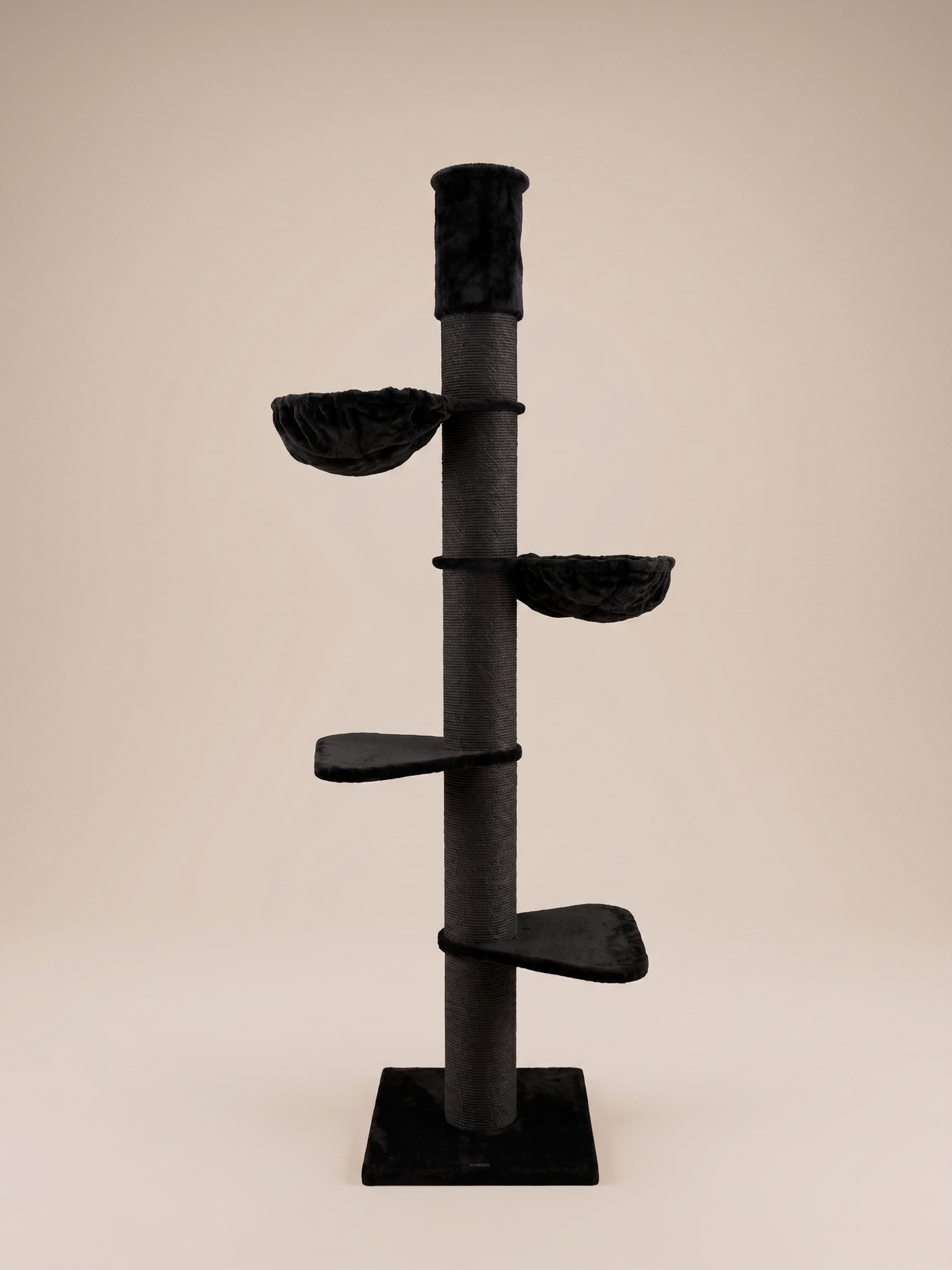 Škrabadlo Maine Coon Tower Blackline (Čierny Teddy) 255-275 cm