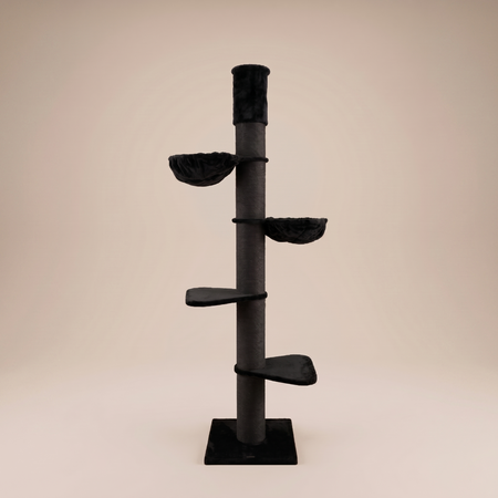 Krabpaal Maine Coon Tower Blackline (Black Teddy) 245-265 cm