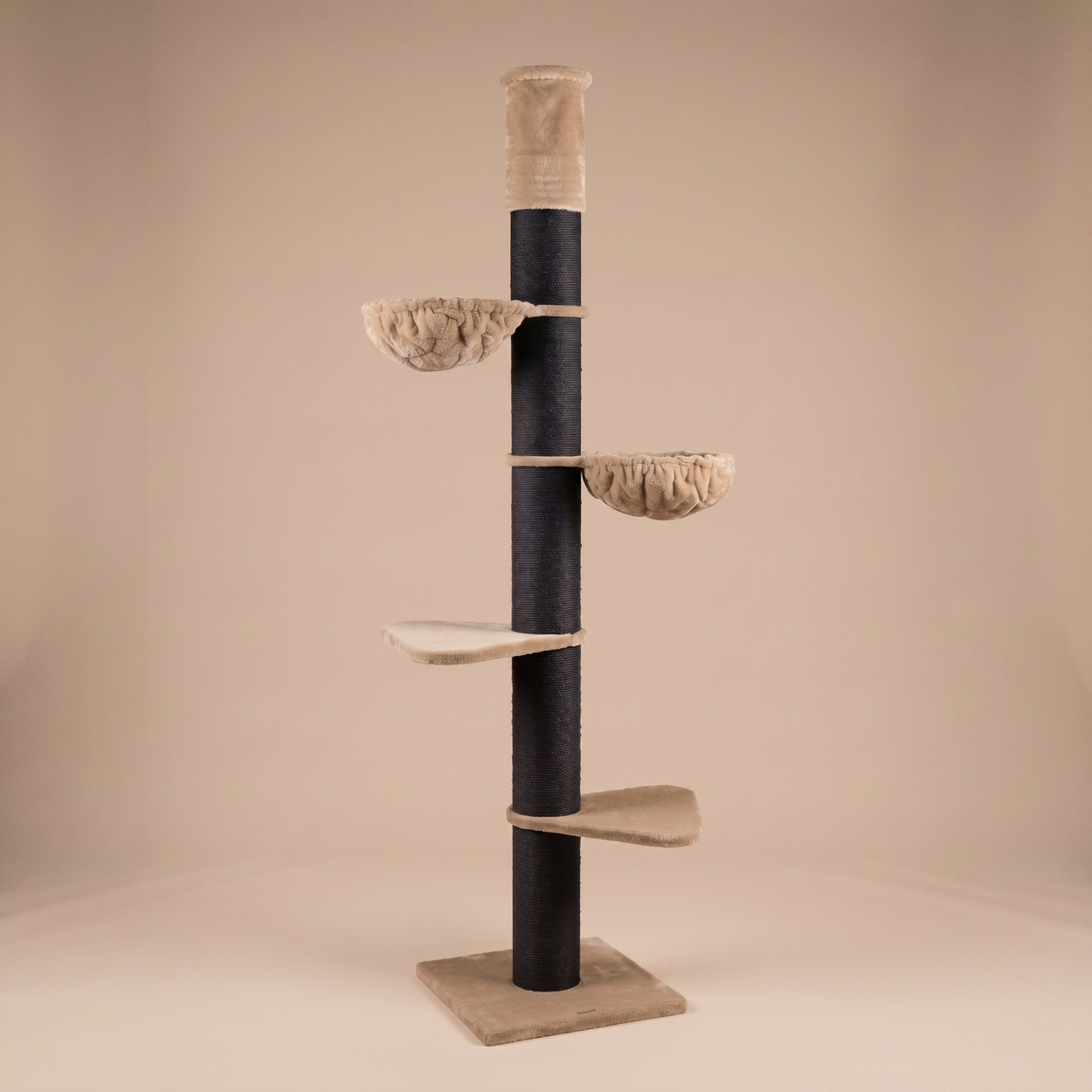 Kattetræ Maine Coon Tower Blackline (Cappuccino) 265-285 cm