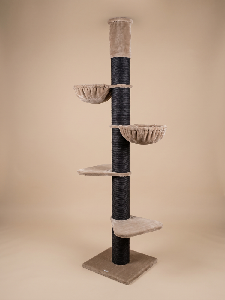 Škrabadlo Maine Coon Tower Blackline (Cappuccino) 255-275 cm