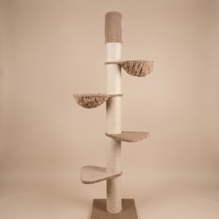 Krabpaal Maine Coon Tower (Cappuccino) 235-255 cm