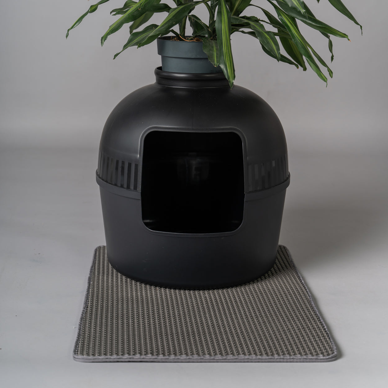 Lettiera Per Gatti Flower XXL Blackline - Nascosta, Con Cuscino, Antracite, Per Gatti Grandi - Foto 10