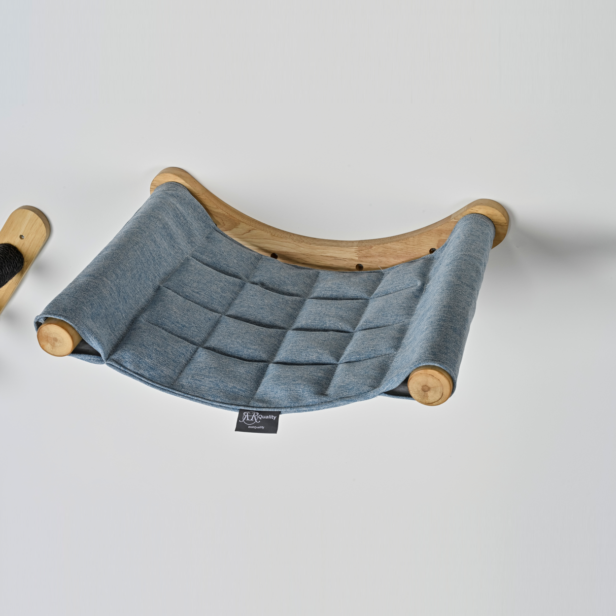 Wandmeubel Klimmuur Kat - Luxe Hangmat XXL (Denim)