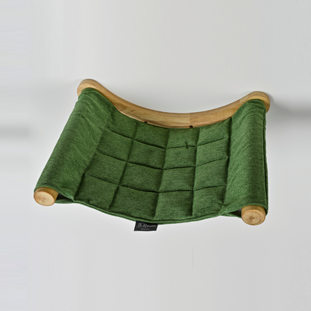 Wandmeubel Klimmuur Kat - Luxe Hangmat XXL (Pistache)