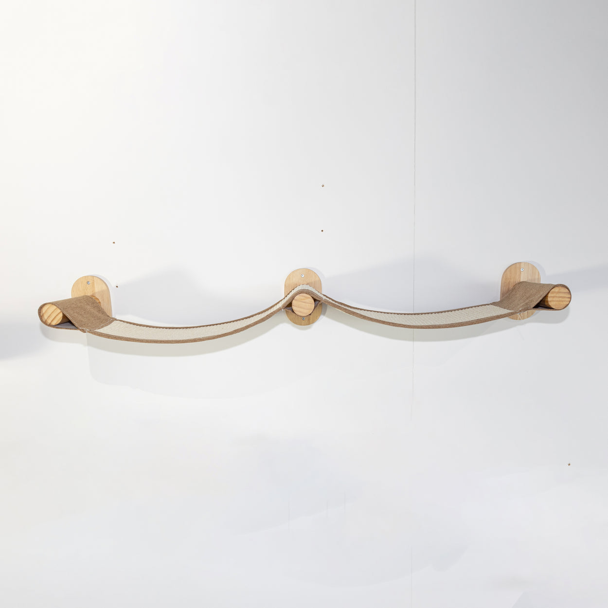 Wandmeubel Klimmuur Kat - Muur Brug (Cappuccino)