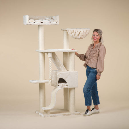 Yaheetech krabpaal XXL kliboo voor katten - kattenboo tot het Yaheetech krabpaal XXL kliboo voor katten - kattenboo tot het