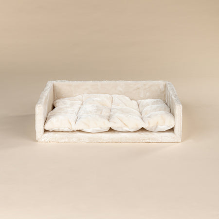 Crèmekleurige Lounge Ligplaats (incl. Kussen)