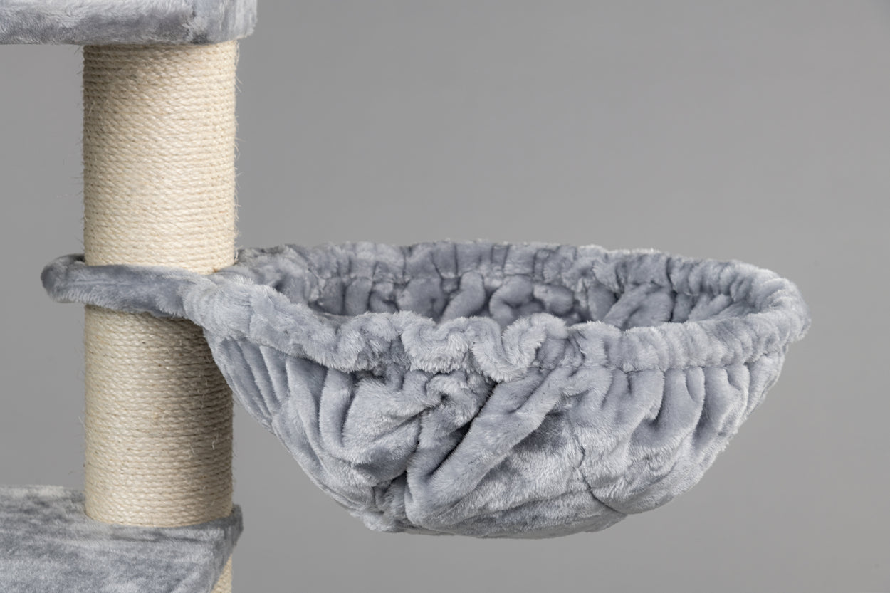 Hamaca de lujo gris claro 12-15Ø 45cm – Hamaca grande RHR Pets
