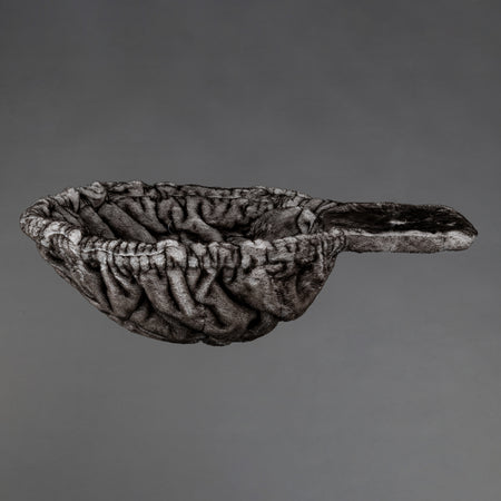 Grote, taupekleurige Hangmat de Luxe (voor 20cm palen)