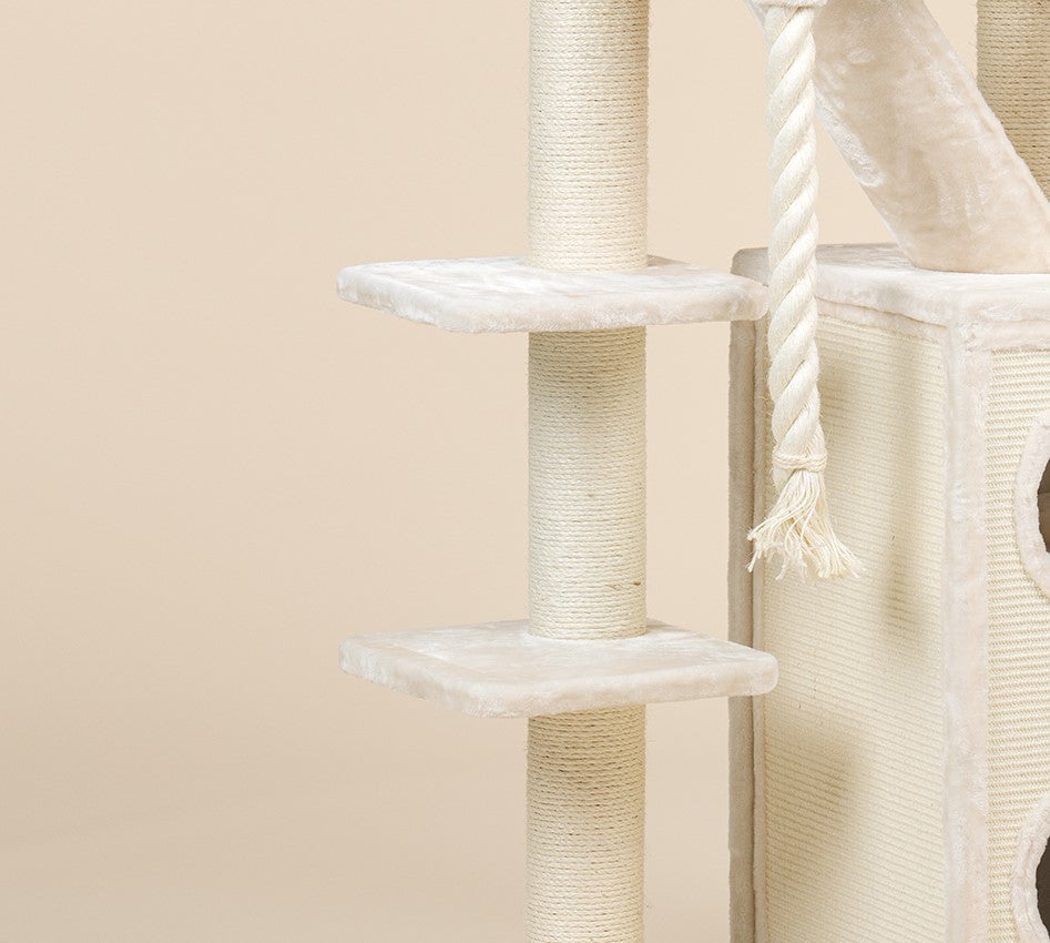 Middenplateau Crèmekleurig, Kilimandjaro & Cat Penthouse 36 x 36 cm