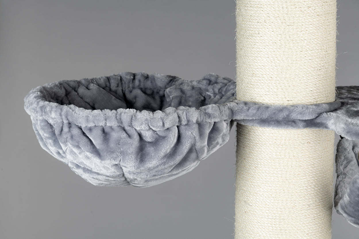 Krabpaal Maine Coon Tower Crown (Lichtgrijs)