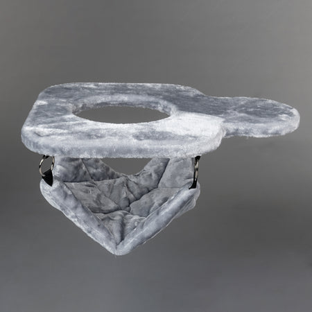 Grote, Lichtgrijs kleurige Crown Hangmat (voor 12, 15 of 20 cm palen)