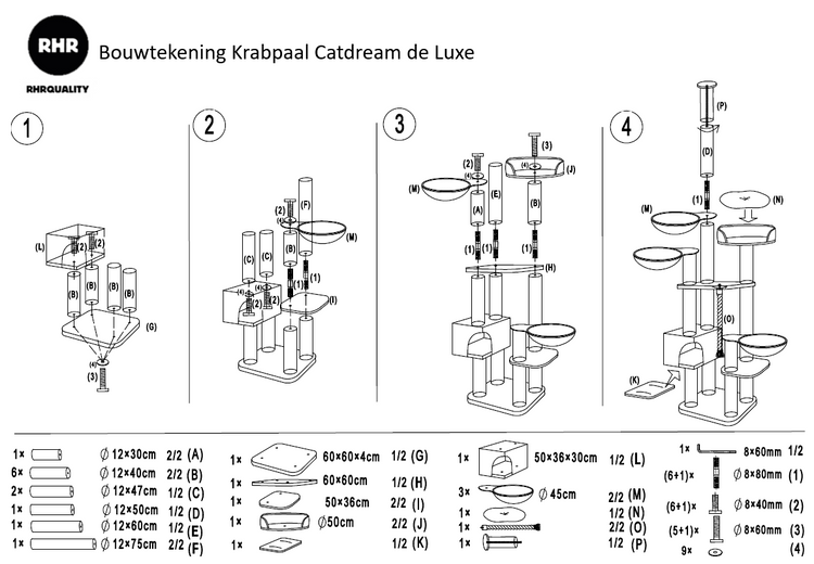 Krabpaal Catdream de Luxe (Crème)