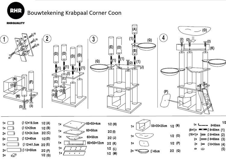 Drapak dla kota Corner Coon (Beige)