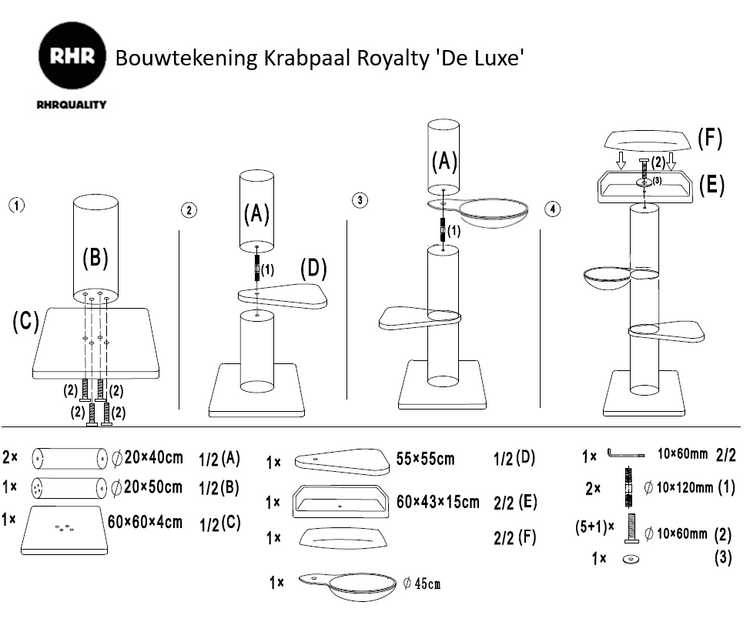 Drapak dla kota Royalty de Luxe (Beige)